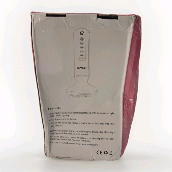 Anti-Cellulite Massager – 12-Level Suction with Heat, Steel Rollers, Cordless & - Picture 8 of 10